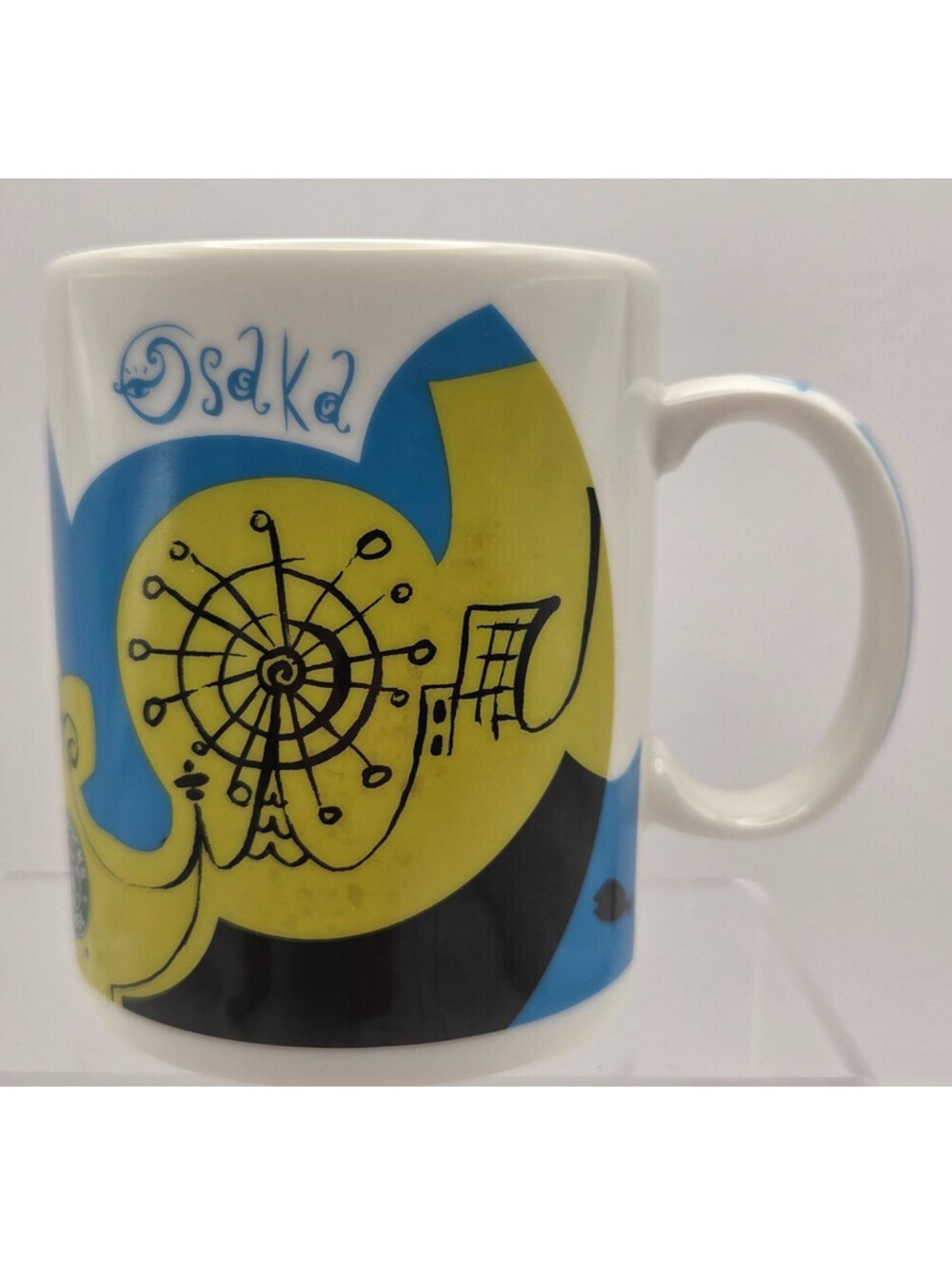 Vintage Starbucks Osaka Japan 2007 City Mug Coffee Cup Made in Japan 12 oz